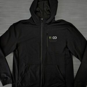 Black Zip-Up Hoodie